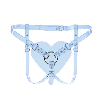 Трусики для страпону Серце Feral Feelings - Hearts Strap-on Belt Trasparent