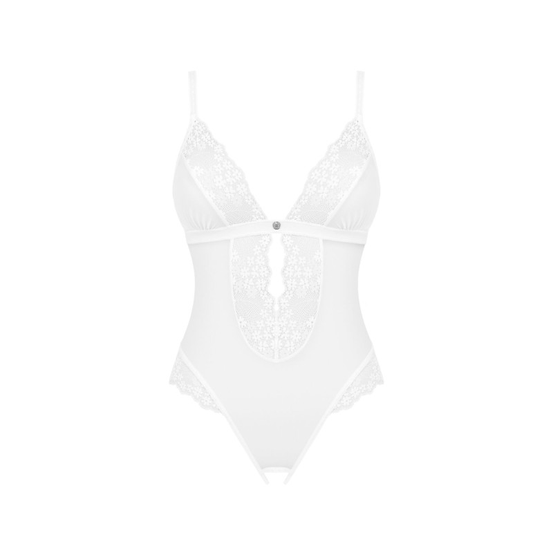 Еротичний боді Obsessive Heavenlly crotchless teddy XS/S
