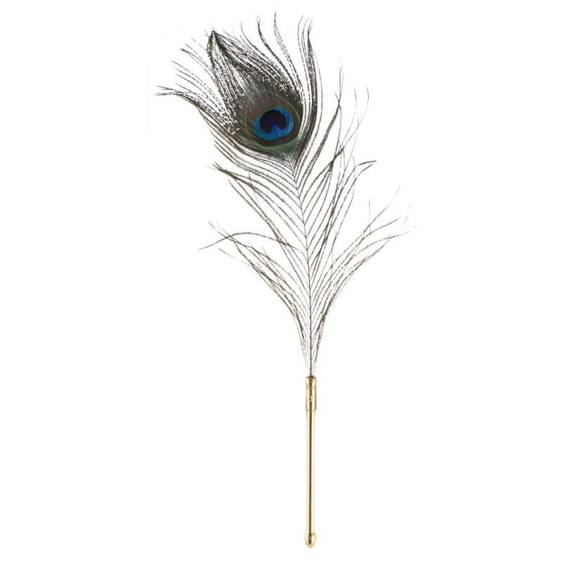 Лоскут LOCKINK SEVANDA Natural Peacock Flirting Feather Tickler, перо павича