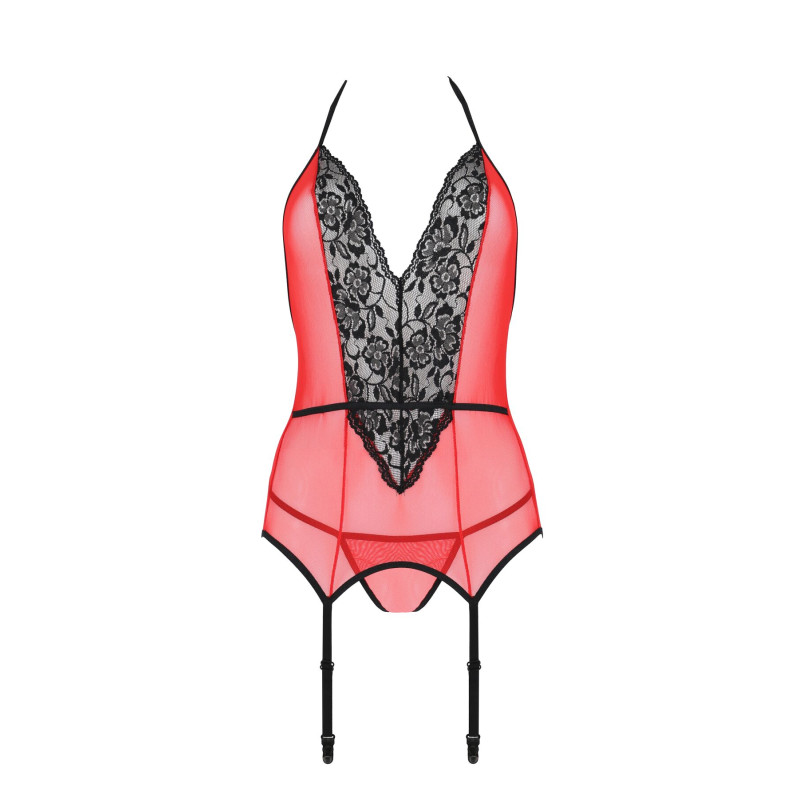 Корсет PEONIA CORSET Red L/XL Passion