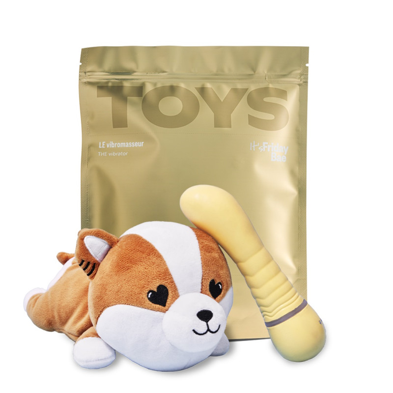 Вібратор для зони G Friday Bae TOYS + кейс-песик шіба-іну