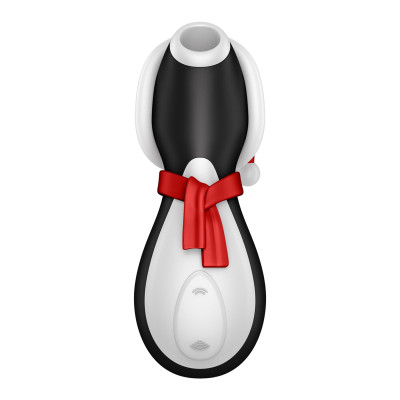 Вакуумний кліторальний стимулятор Satisfyer Penguin Holiday Edition, в шапочці та шарфі