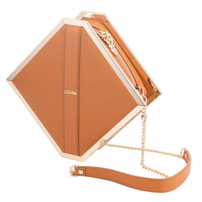 Сумка LOCKINK Mysterious Square Kink Bag - Brown Сумка LOCKINK Mysterious Square Kink Bag - Brown