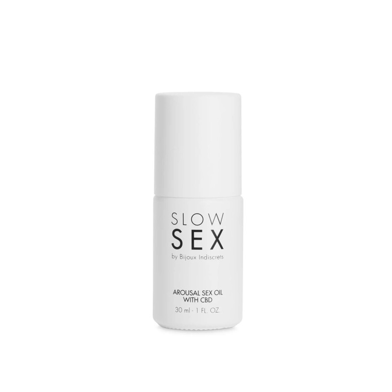 Збуджуюча олія для сексу Bijoux Indiscrets SLOW SEX Arousal Sex Oil CBD 30 мл