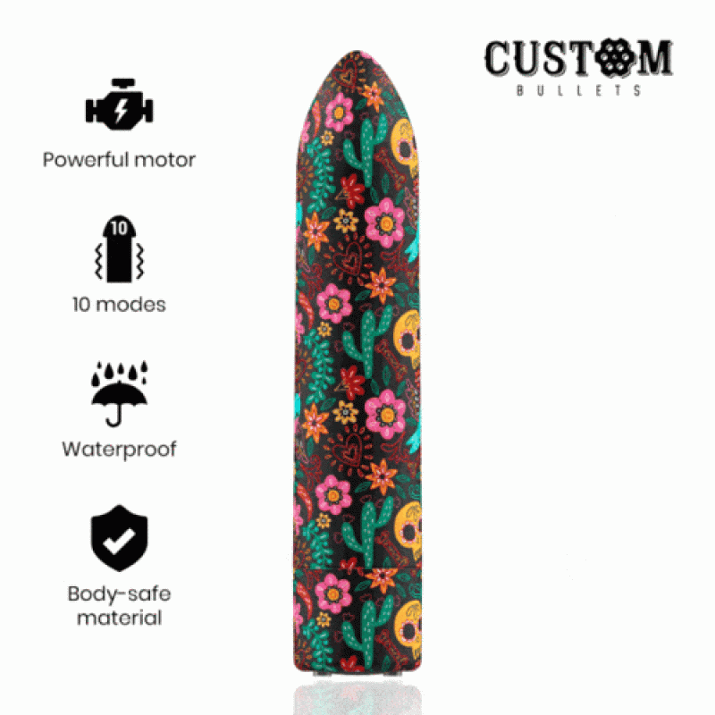 Потужна віброкуля Custom Bullets Skull