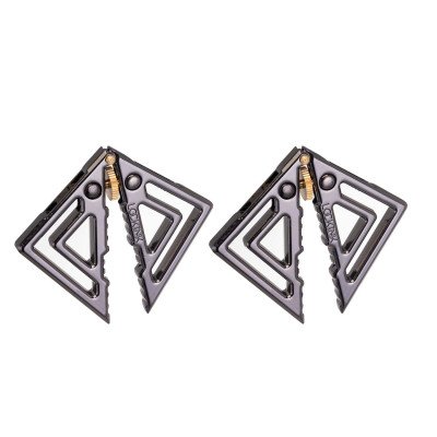 Затискачі для сосків з легкою підвіскою LOCKINK Adjustable Nipple Clamps with Light Pendant - Grey