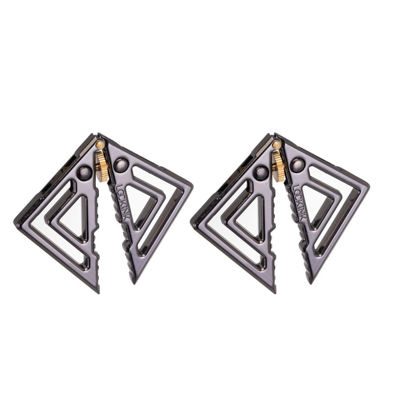 Затискачі для сосків з легкою підвіскою LOCKINK Adjustable Nipple Clamps with Light Pendant - Grey
