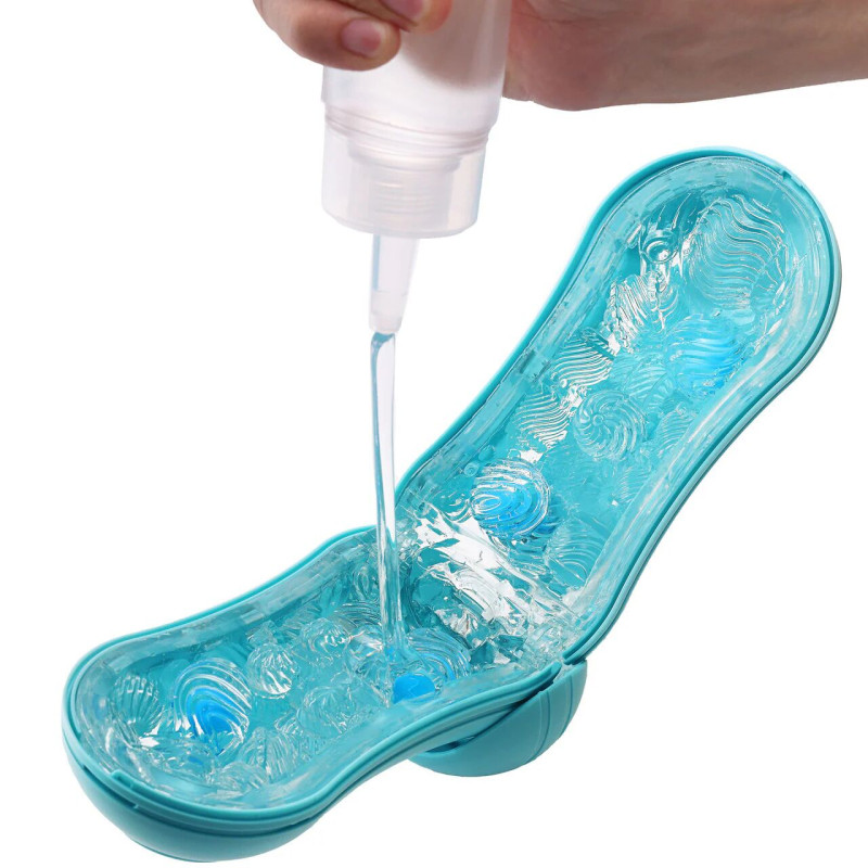 Мастурбатор Tenga Flip Orb - Ocean Blue, зі змінним стиском, зі стимулюючими кульками всередині