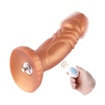 Силіконовий ділдо з вібрацією Hismith Slightly Curved Vibrating Monster Series Силіконовий ділдо з вібрацією Hismith Slightly Curved Vibrating Monster Series