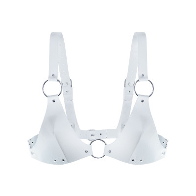 Ліф з натуральної шкіри Feral Feelings - Bikini Top White Ліф з натуральної шкіри Feral Feelings - Bikini Top White