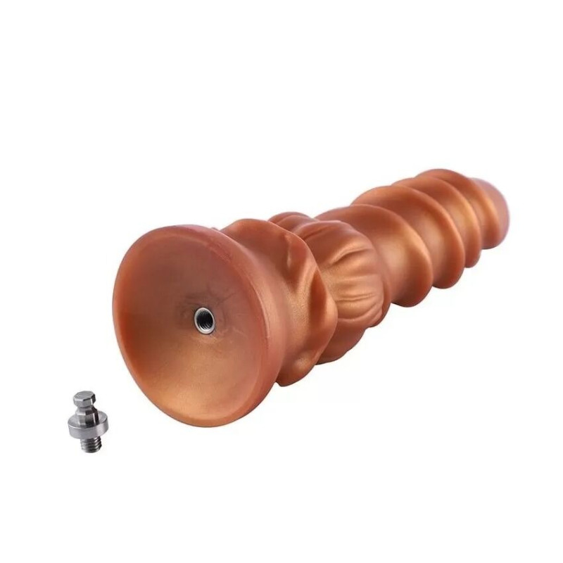 Силіконовий ділдо Hismith Spiral Grain Monster Series