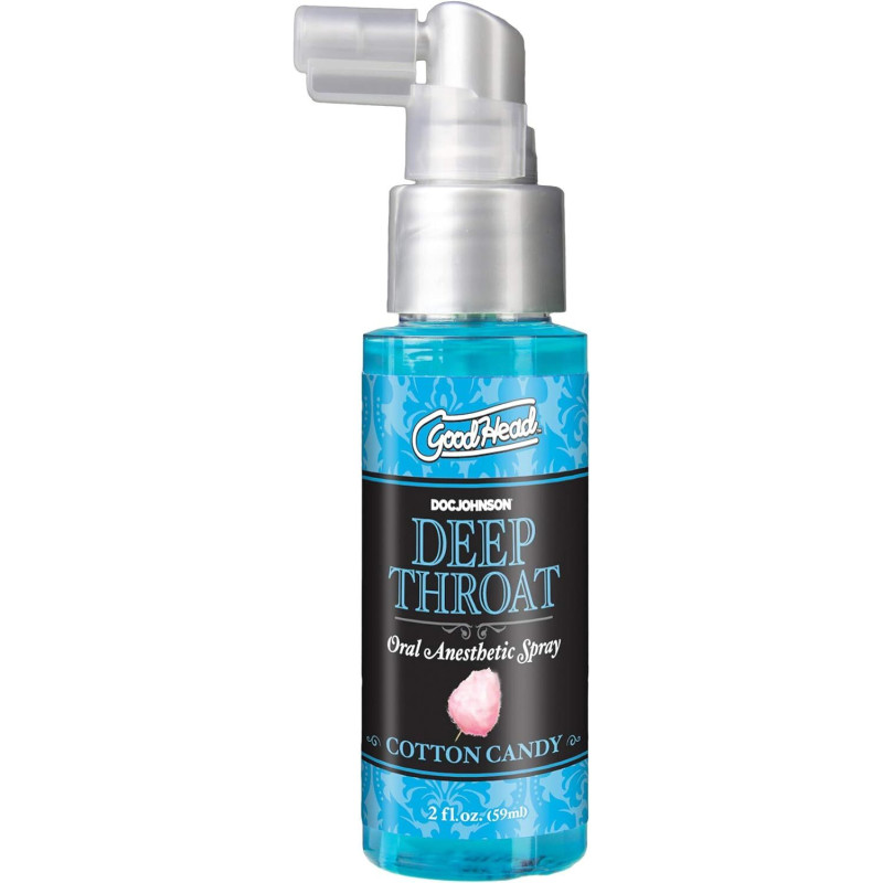 Спрей для глибокого мінету Doc Johnson GoodHead DeepThroat Spray – Cotton Candy (Солодка вата) 59 мл