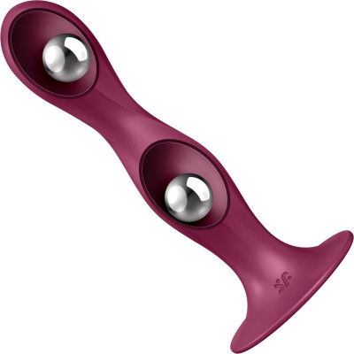 Ділдо Satisfyer Double Ball-R Red