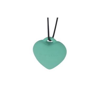 Міні-вібратор «Сердечко» FairyGasm PleasureStone Green