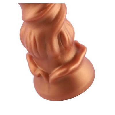 Силіконовий ділдо Hismith Spiral Grain Monster Series
