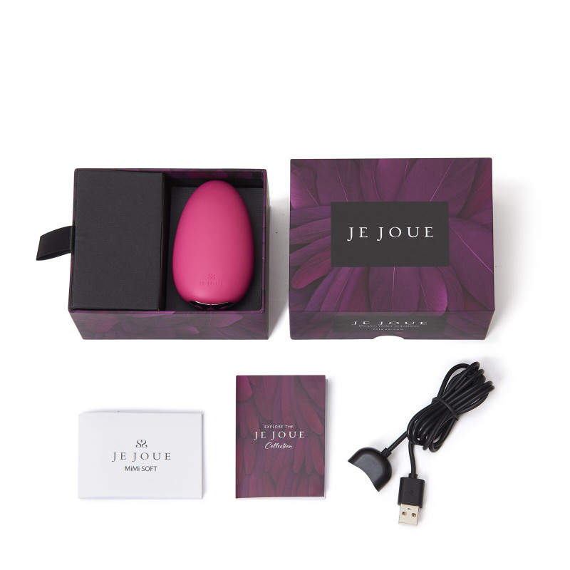 Преміум вібростимулятор Je Joue Mimi Soft Fuchsia, м'який, дуже глибока вібрація, 12 режимів