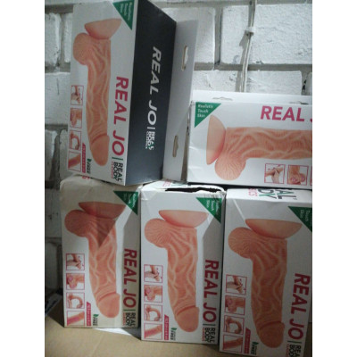 Фалоімітатор з рухомою крайньою плоттю Real Body - Real JO (м'ята упаковка!)