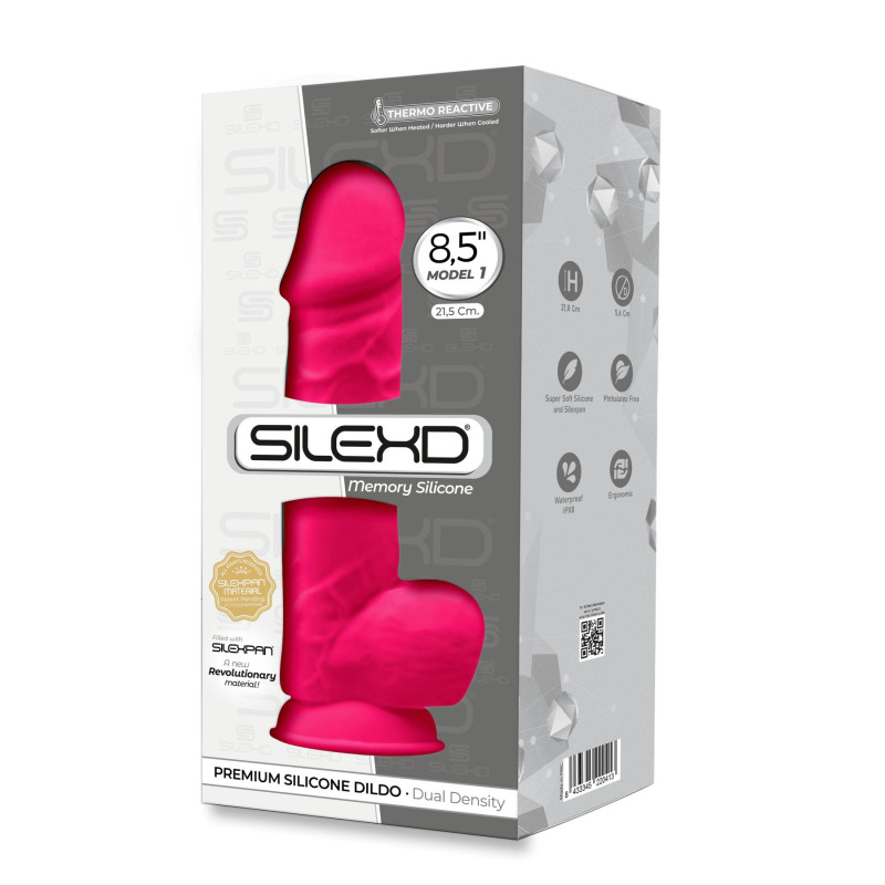 Фалоімітатор SilexD Norman Pink (Model 4), довжина 21.6 см, діаметр 5 см