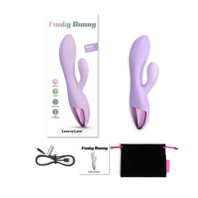 Кролик вібратор Love To Love FUNKY BUNNY - VIVA MAUVE