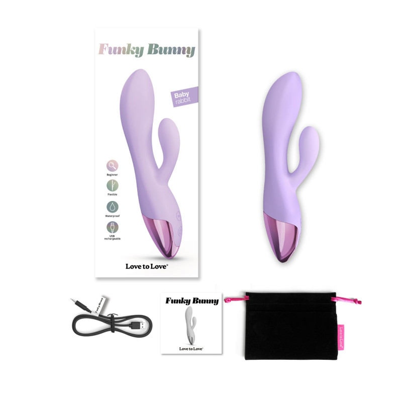 Кролик вібратор Love To Love FUNKY BUNNY - VIVA MAUVE