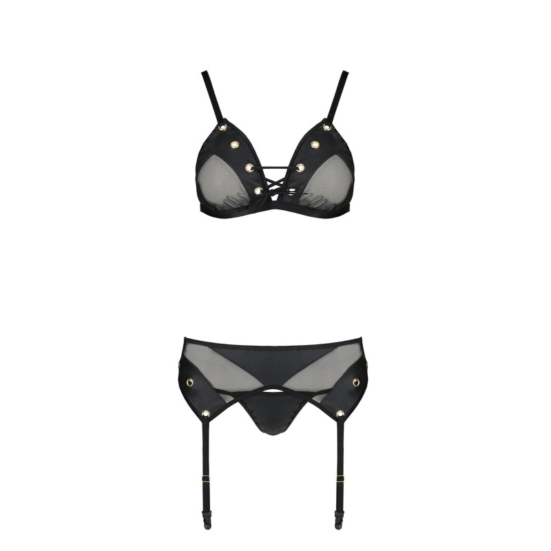 Комплект білизни NESSY SET Black S/M - Passion
