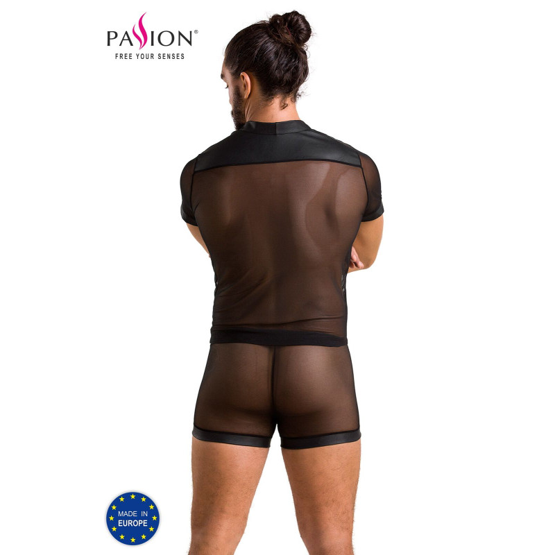 Чоловічий боді + труси 052 SET MICHAEL black S/M - Passion