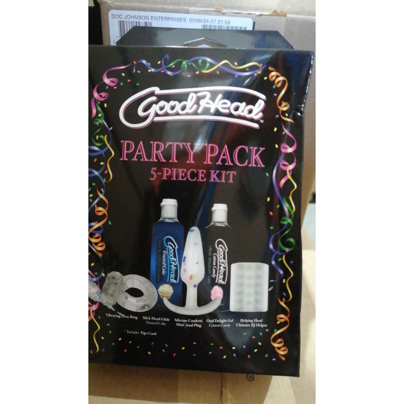 Набір Doc Johnson GoodHead - Party Pack (5 шт) (м'ята упаковка)