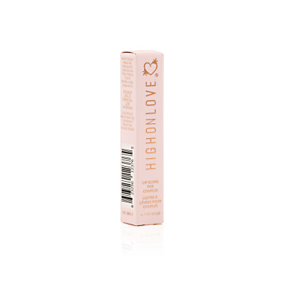 Стимулюючий блиск для губ HighOnLove Lip Gloss 3.5 мл, для об'єму та орального сексу з олією насіння канабісу