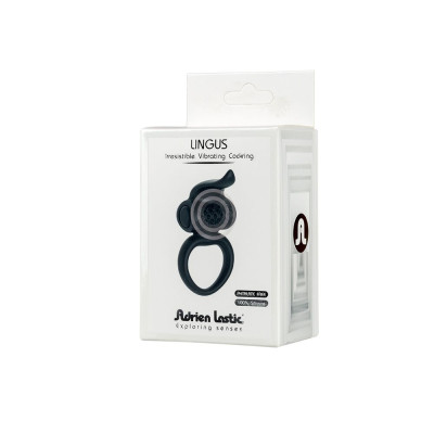 Ерекційне віброкільце Adrien Lastic Lingus Black
