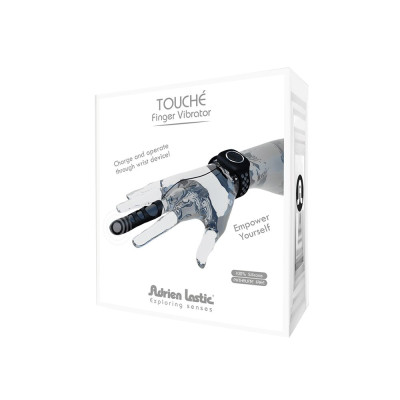 Вібратор на палець Adrien Lastic Touche (L) для глибокої стимуляції з пультом управління на руці
