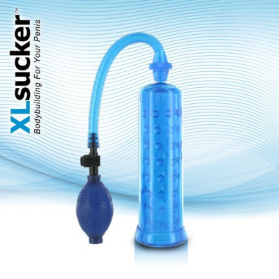 Вакуумна помпа XLsucker Penis Pump Blue для члена до 18см