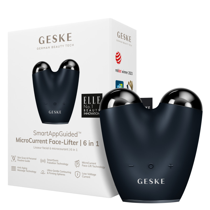 Мікрострумовий підтягувач обличчя GESKE MicroCurrent Face-Lifter black