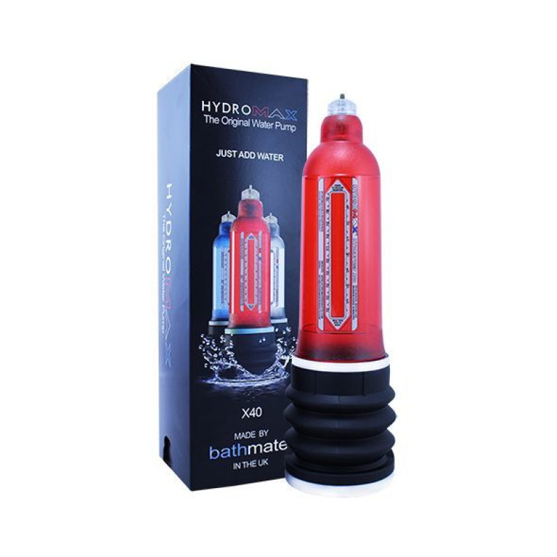 Гідропомпа Bathmate Hydromax 9 Red (X40), для члена довжиною від 18 до 23см, діаметр до 5,5 см