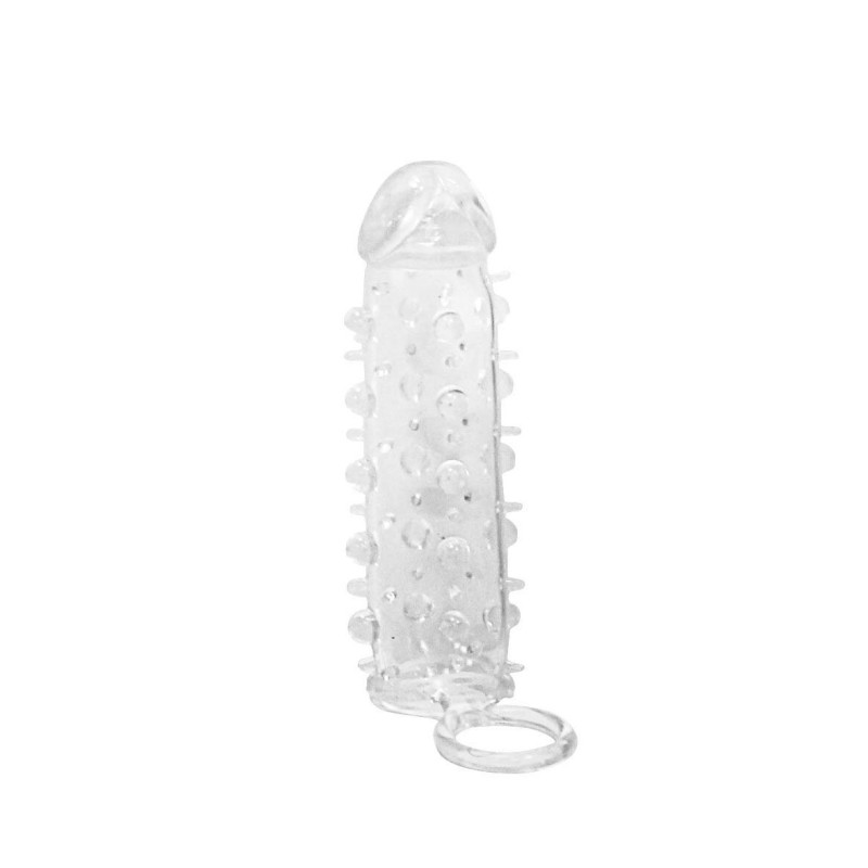 Насадка на член Dorcel Mr. Orgasm з кільцем для мошонки, ультрастимулюючий рельєф