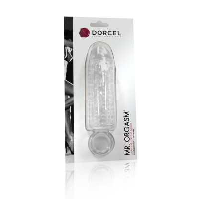 Насадка на член Dorcel Mr. Orgasm з кільцем для мошонки, ультрастимулюючий рельєф
