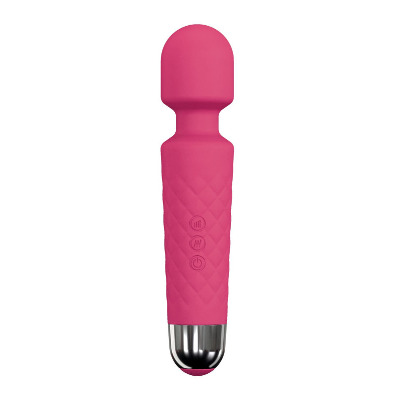 Мінівібромасажер Dorcel Wand Wanderful Magenta потужний, водонепроникний, 18 режимів роботи