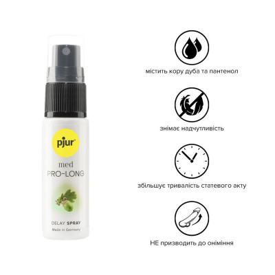 Пролонгувальний спрей pjur MED Prolong Spray 20 мл (м'ята упаковка)
