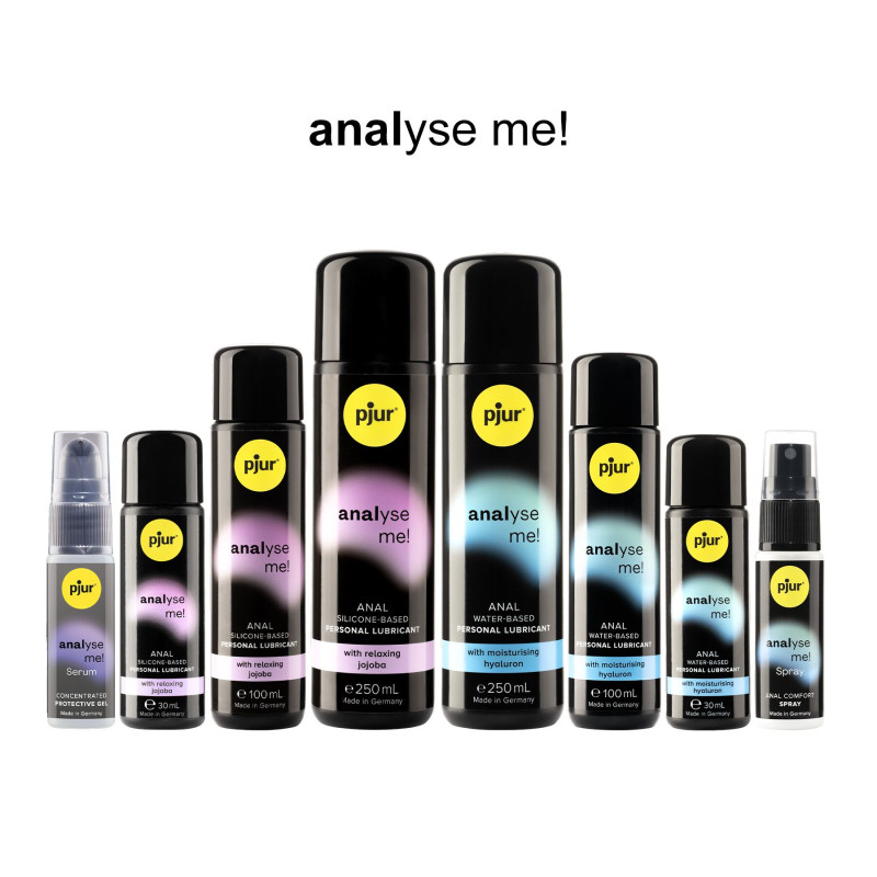 Анальний лубрикант на водній основі pjur analyse me! Moisturising 250 мл, з гіалуроном