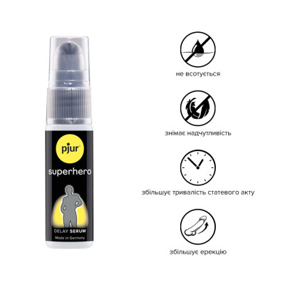 Пролонгуючий гель pjur Superhero Serum 20 мл