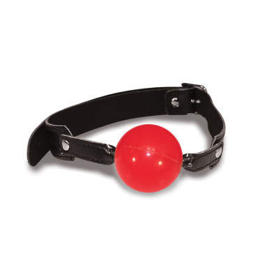 Класичний кляп з кулькою Sex And Mischief - Solid Red Ball Gag