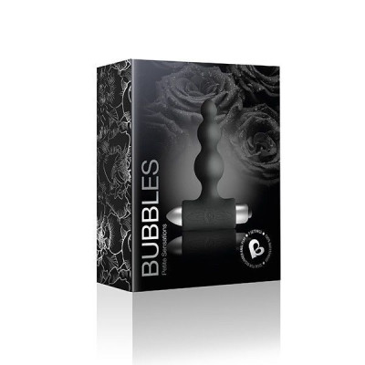 Анальний вібратор Rocks Off Petite Sensations — Bubbles Black (м'ята упаковка)