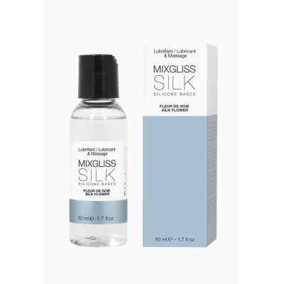 Лубрикант на силіконовій основі MixGliss SILK - FLEUR DE SOIE (50 мл) (м'ята упаковка)