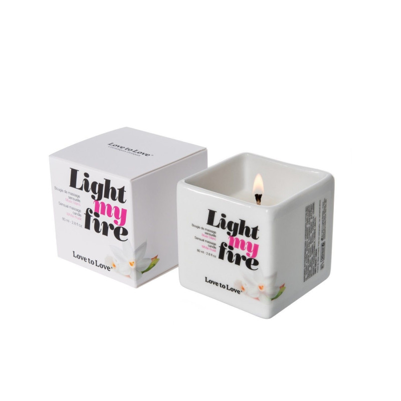 Масажна свічка Love To Love LIGHT MY FIRE Musc - Мускус (80 мл) без парабенів та консервантів