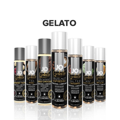 Їстівний лубрикант на водній основі JO GELATO - Hazelnut Espresso (Еспресо з фундуком) 30 мл, без цукру