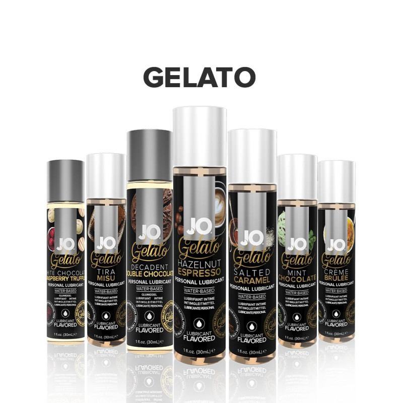 Їстівний лубрикант на водній основі JO GELATO - Hazelnut Espresso (Еспресо з фундуком) 30 мл, без цукру