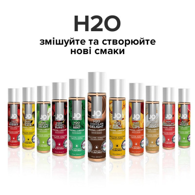 Їстівний лубрикант на водній основі JO H2O - Chocolate Delight (Шоколад) 30 мл, без цукру