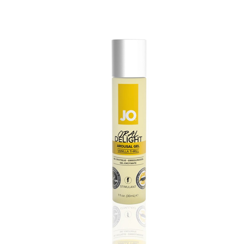 Гель для оральних ласк JO Oral Delight - Ваніль (30 мл), ефект холод-тепло