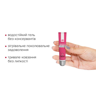 Збуджуючий гель для клітора JO SPICY WARMING (10 мл) розігріваючий