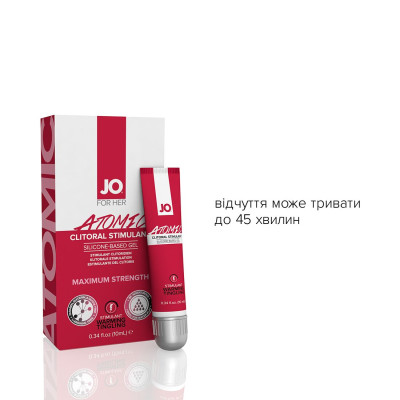 Збуджуючий гель для клітора JO ATOMIC WARMING (10 мл) розігріваючий