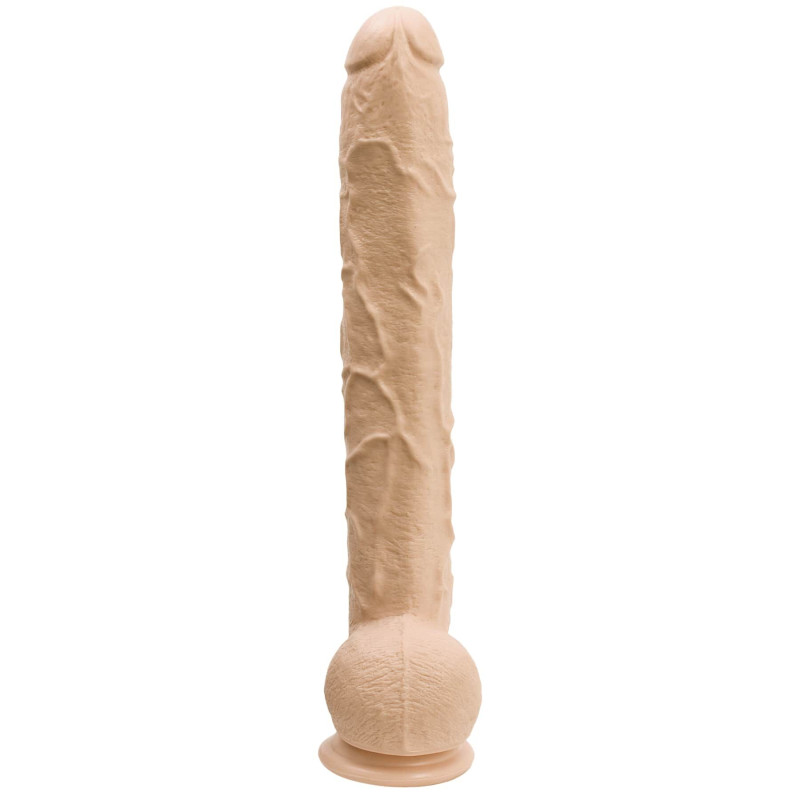 Фалоімітатор Doc Johnson Dick Rambone Cock White, діаметр 6 см, довжина 42см, ПВХ